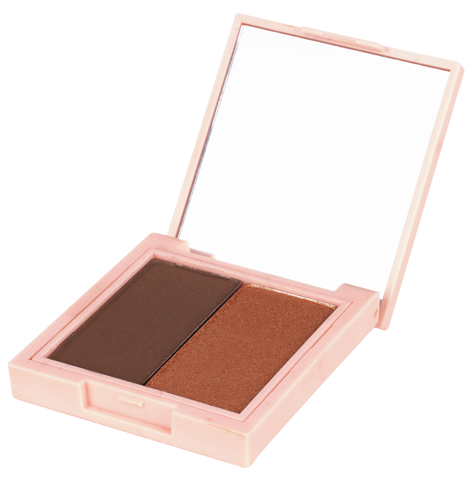 İkili Göz Farı 01 Go Brown Duo Eyeshadow Vegan E Vitaminli