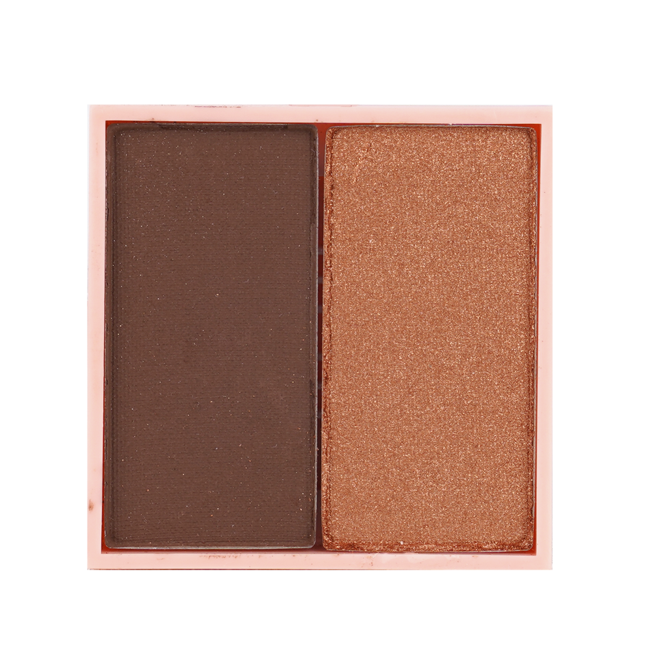 İkili Göz Farı 01 Go Brown Duo Eyeshadow Vegan E Vitaminli