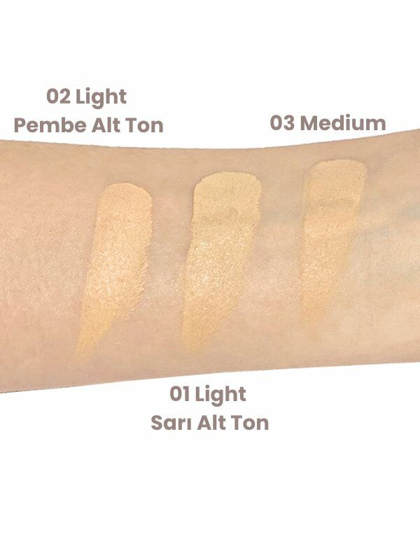 Pata Cream 03 Medium Krem Formda Yüksek Kapatıcı Fondöten & Concealer